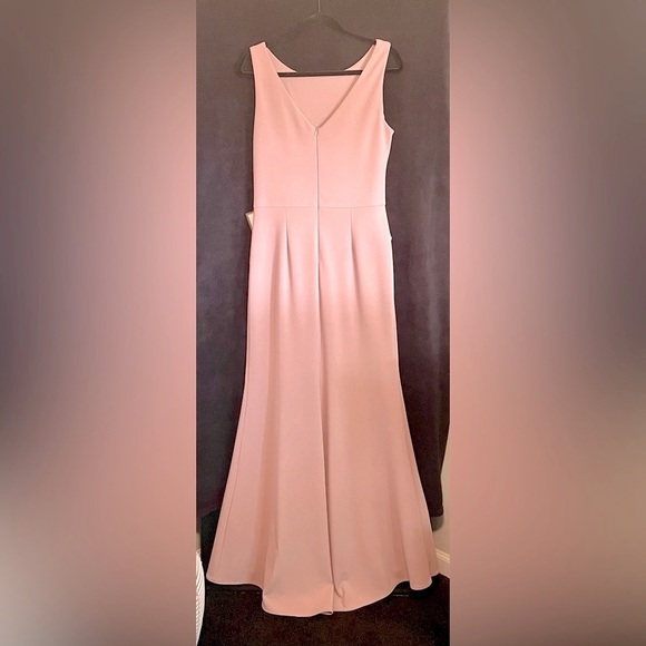 Betsy & Adam Women’s Ruffle Detailed Gown, Rose Pink, Size 12, New w/ Tags - Picture 4 of 5